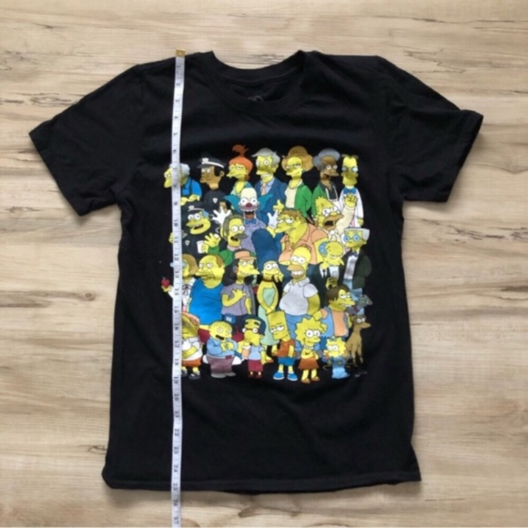 The Simpson’s Cast Black Tee - Picture 4 of 6